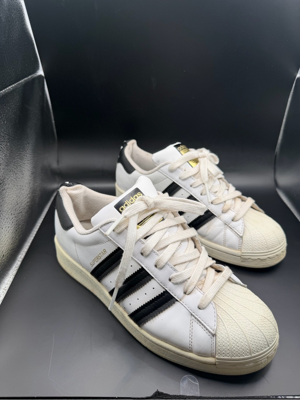 Adidas Originals Superstar White Black Shell Toe Sneakers Women’s 8